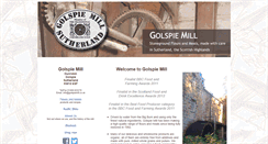 Desktop Screenshot of golspiemill.co.uk
